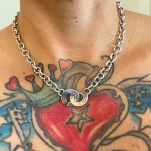 Tiffany & Co 1837 interlocking link chain necklace